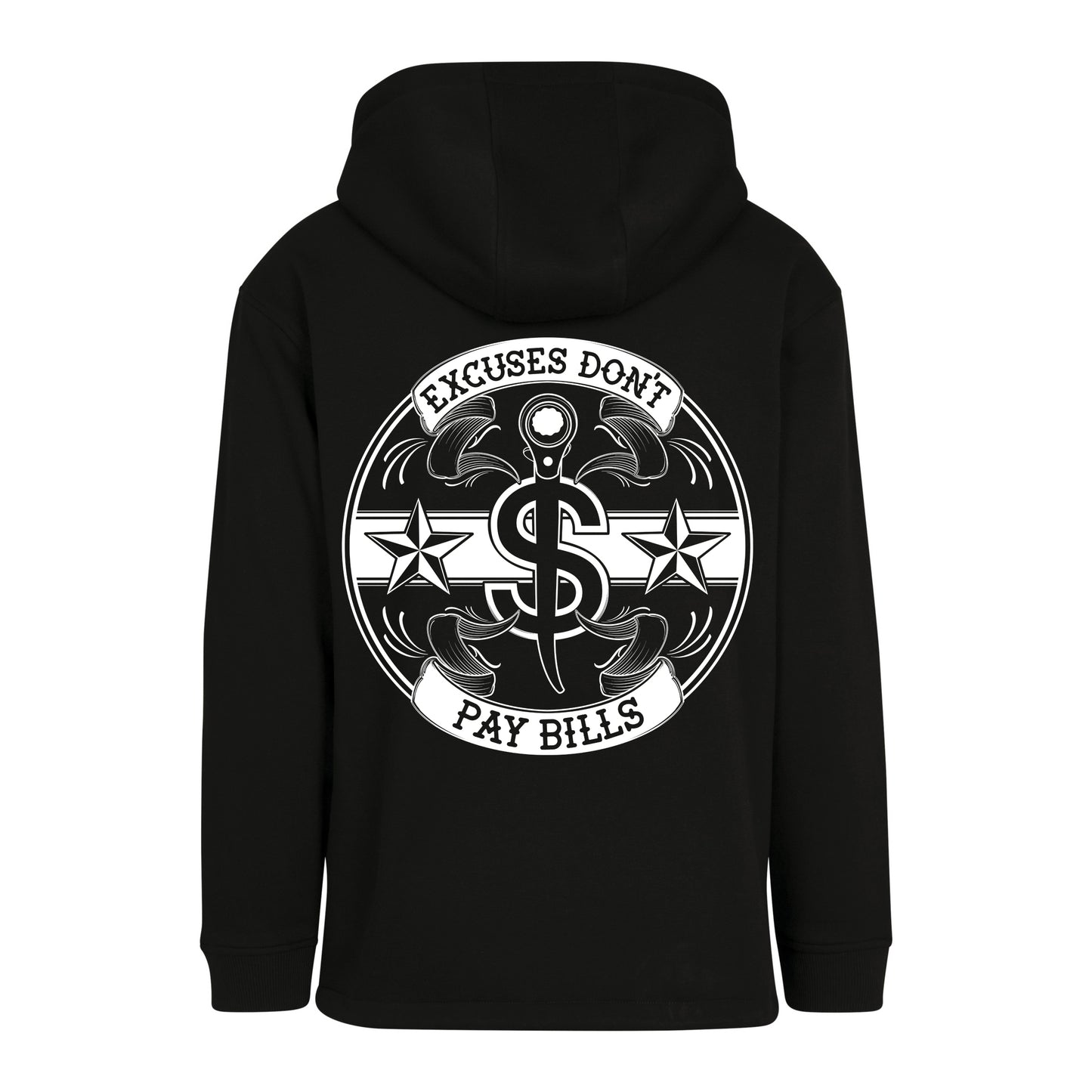 Stellar Scaffolding Pullover Dollar Black Hoodie