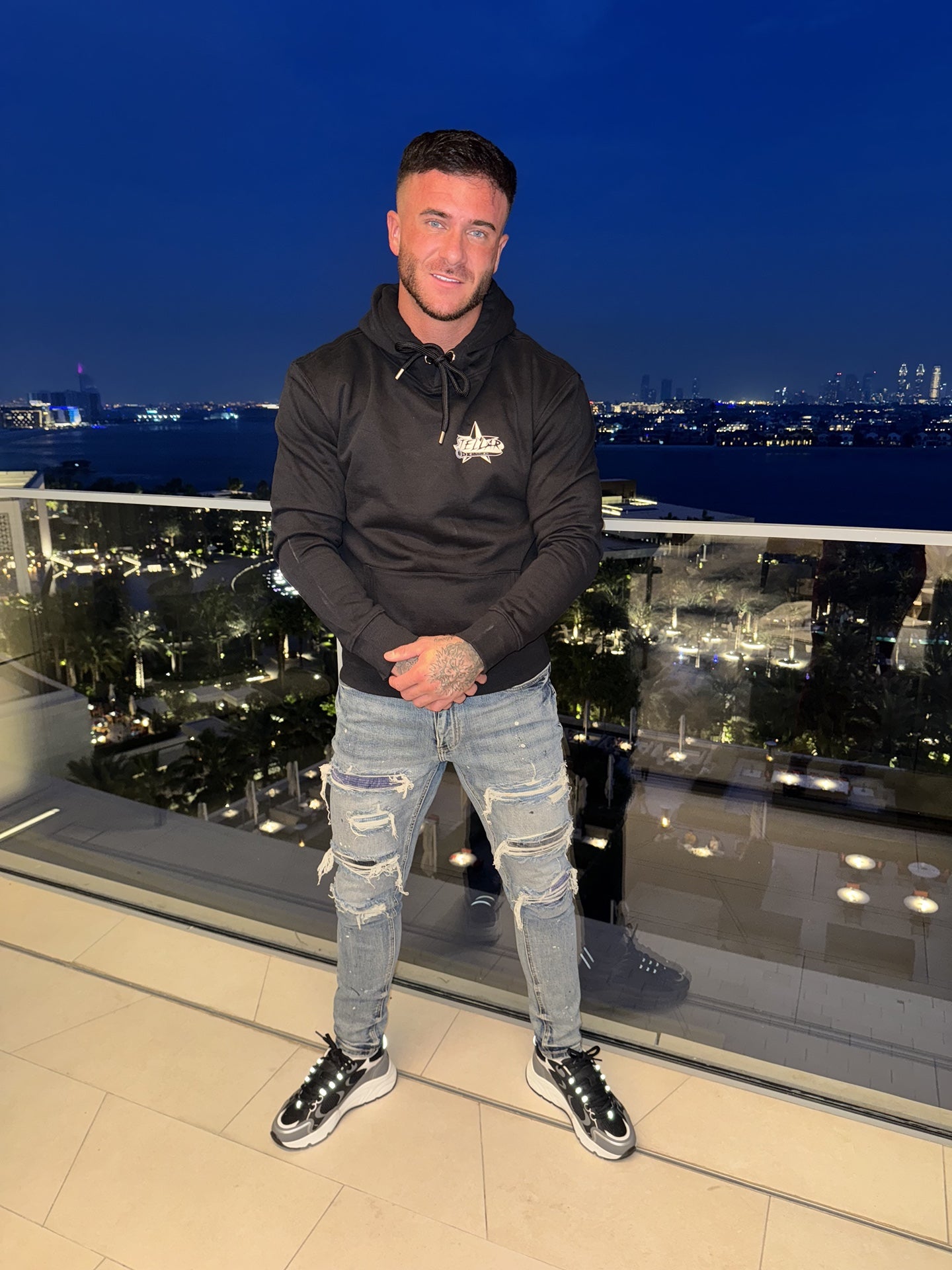 Stellar Scaffolding Original Black Hoodie